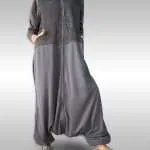 Active Wear Dri-Fit Sports Abaya Gray 5005
