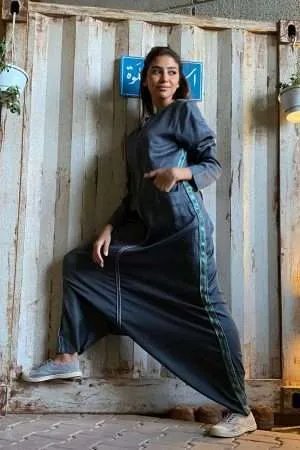 Classic sports abaya - Cotton